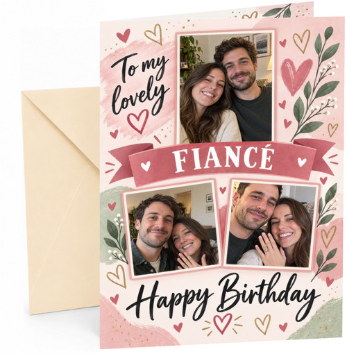 Completed card with Cream envelope
