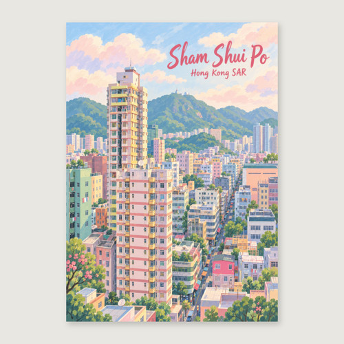 Complete unframed print; exact finished-paper ratio, digital studio view