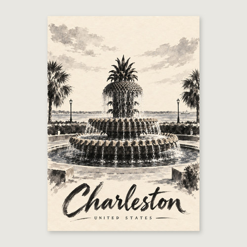 Complete unframed print; exact finished-paper ratio, digital studio view