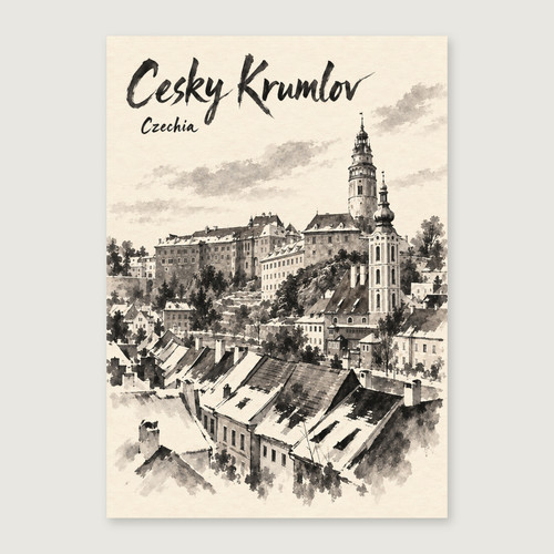 Complete unframed print; exact finished-paper ratio, digital studio view