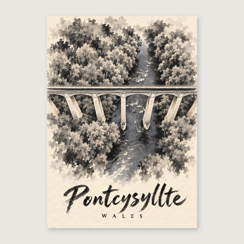 Complete unframed print; exact finished-paper ratio, digital studio view