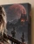 Bloodied Fantasy Warrior Woman Art - Dark Battle Art Print - matte canvas - exact closeup