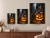 Pumpkin Witch Art Print - Glowing Jack-o'-Lantern Fantasy - matte canvas - accurate all sizes guide