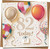 82nd Birthday Card 145mm x 145mm Square Balloons Design, With Love, Includes Kraft Envelope – Happy 82 Today Greeting for Men or Women
