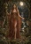 Lunara Summer Night Goddess Art Print - moonlit forest scene - matte canvas - clean face