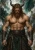 Loki Norse God Art Print - Horned Mythic Portrait - matte canvas - clean face