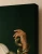 Hygieia Greek Mythology Art Print - Woman with Snake and Bowl - matte canvas - exact closeup