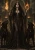 Hecate with Hellhounds Art Print - Greek Goddess in Stone Arch - matte canvas - clean face