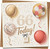 66th Birthday Card for Men or Women - Balloons & Confetti Design, “66 Today” With Love Tag - 145mm x 145mm Square Greeting Card with Kraft Envelope