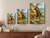 Freyr Norse God Art Print with Golden-Brown Boar - matte canvas - accurate all sizes guide