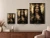 Athena Fantasy Art Print - Greek Goddess in Gold and Dark Armour - matte canvas - accurate all sizes guide