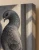 Shax demon Art Print - Bird and Claw-Shaped Shadow - matte canvas - exact closeup