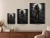 Moonborn Fury Art Print with a Howling Werewolf - matte canvas - accurate all sizes guide
