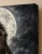 Moonborn Fury Art Print with a Howling Werewolf - matte canvas - exact closeup
