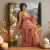 Venus Roman mythology Art Print - Dove in a Coastal Garden - matte canvas - independent room