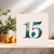 15th Birthday Card – Marble Number Design, Luxury Square Greeting 145mm x 145mm, Blank Inside, Includes Kraft Envelope – Milestone Card for Teens, Son, Daughter, Friend