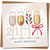 21st Birthday Card - Champagne Glasses & Confetti Design - 145mm x 145mm Square - '21 Today' Happy Birthday -, Includes Kraft Envelope