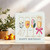 47th Birthday Card – Champagne Glasses Design, Square 145mm x 145mm, Happy Birthday Greeting for Her or Him, Includes Kraft Envelope