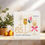 65th Birthday Card, Champagne Glasses Design, 145mm x 145mm Square, Happy Birthday Today, Milestone 65 Card for Women or Men, Premium Greeting Card with Kraft Envelope
