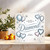 Diamond 60th Wedding Anniversary Card 145mm x 145mm with Kraft Envelope – Congratulations Balloons Heart Design – 60 Years Milestone Greeting Card for Husband Wife Parents