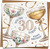 30th Birthday Card 145mm x 145mm – You’re 30 Today Champagne Coupe Design with Gold Ribbon & Floral Detail – Blank Inside – Kraft Envelope Included – For Him or Her