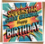 Superstar Great Grandma Birthday Card – Pop Art Comic Design – 145mm Square Greeting Card with Kraft Envelope – Happy Birthday Great Grandmother