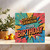 Superstar Grandson Happy Birthday Card – Pop Art Comic Design – 145mm x 145mm Square Greeting Card with Kraft Envelope