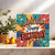 Superstar Nanny Happy Birthday Card – Fun Comic Pop Art Square Greeting, 145mm x 145mm, with Kraft Envelope
