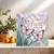Aunt Birthday Card 145mm x 145mm with Kraft Envelope – For a Very Special Aunt, Butterflies Design, Pastel Grass Scene, Blank Inside
