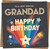 Grandad Happy Birthday Card – To a Very Special Grandad, Rainbow Stars Design – 145mm x 145mm Square – Includes Kraft Envelope