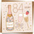 84th Birthday Card for Her, Champagne Bottle & Glasses Design, Square Greeting Card 145mm x 145mm with Kraft Envelope, Cheers Celebration