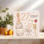 27th Birthday Card for Her – Champagne Bottle & Clinking Glasses, Square Greeting, 145mm x 145mm, Cute Floral Design, Includes Kraft Envelope