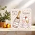 50th Birthday Card for Her – Champagne Bottle & Glasses Design – 145mm x 145mm Square Greeting Card with Kraft Envelope – Blank Inside – Women, Mum, Wife, Friend