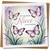 Niece Birthday Card - Butterflies Design, Heartfelt Sentiment - For a Very Special Niece on Your Birthday - 145mm x 145mm Square Greeting Card, Includes Kraft Envelope