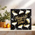 Margarita Time Greeting Card, 145mm x 145mm Square, Black and Gold Cocktail Design, Party/Birthday/Celebration, Includes Kraft Envelope