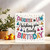 Daughter-in-Law Birthday Card – Wishing You a Lovely Birthday, Colourful Tassel Confetti Design, 145mm x 145mm Square Greeting Card with Kraft Envelope