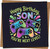 Happy Birthday Son Card – Next Level Gamer Design, 145mm x 145mm, Fun Neon Controllers, Game Theme, Blank Inside, Includes Kraft Envelope