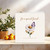 Special Friend Greeting Card - Daisy and Butterfly Design - 145mm x 145mm Square -, Includes Kraft Envelope