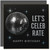 Disco Ball Let's Celebrate Happy Birthday Card – 145mm x 145mm Square – Black & Silver Party Theme –, Includes Dark Grey Envelope