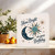 Shine Bright on Your Birthday Card - Celestial Sun and Moon Stars Design - Square 145mm x 145mm Birthday Card, Includes Kraft Envelope