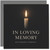 In Loving Memory Sympathy Card - Candle Design -, 145mm x 145mm Square, Includes Dark Grey Envelope