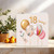 18th Birthday Card - 18 Today Balloons Design, 145mm x 145mm Square, Includes Kraft Envelope