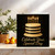 Celebrate Your Special Day Birthday Card - Elegant Black and Gold Cake, 145mm x 145mm Square, Includes Dark Grey Envelope