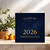 Class of 2026 Graduation Congratulations Card - Starry Night Mortarboard Constellation Design - Square 145mm x 145mm -, Includes Dark Grey Envelope