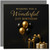 Wishing You a Wonderful 21st Birthday Card - Black & Gold Balloons and Gifts - Square 145mm x 145mm - Luxury Birthday Greeting, Includes Dark Grey Envelope