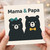 Cute Mama & Papa Bear Parents Anniversary Card - Adorable Bears Design for Mum and Dad