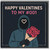 Happy Valentines To My #001 Funny Valentine's Card - Hooded Figure with Roses - Cute Geeky Card for Boyfriend, Girlfriend, Husband or Wife - Blank Inside