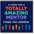 Mentor Thank You Card - A Card for a Totally Amazing Mentor - Thank You Andrew - Colourful Confetti and Rockets Design