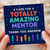Mentor Thank You Card - A Card for a Totally Amazing Mentor - Thank You Andrew - Colourful Confetti and Rockets Design