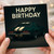 Classic Car Birthday Card - Retro Muscle Car with Racing Stripes - Happy Birthday Card for Enthusiast, Dad, Husband, Son or Friend